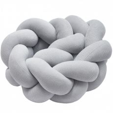 Бампер - косичка Twins 3-х прядная 240 см Ego 2020-K3-240E-10, grey